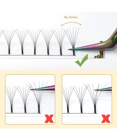 6D-0.07C-14mm Pre Made Fan Eyelash Extensions | Long Stem Russian Volume Lashes - Buy Online on SooperMarket.com