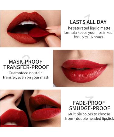 Waterproof Matte Lip Liner Pencil - Long-Lasting Makeup Cosmetics (#02) - Buy Online on SooperMarket.com