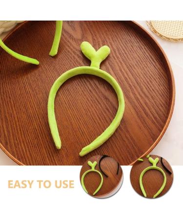 minkissy Bean Sprouts Headband Funny Headpiece Cosplay Headband Cute Headband Women Sprouts Headband Hair Accessories for Party Cosplay - Buy Online on SooperMarket.com