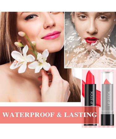 Fusang 8 Pack Crystal Color Changing Lipstick Set - Long Lasting & Waterproof Lip Tint Balm with Temperature Color Change - Moisturizing Magic Lip Gloss Stain - Buy Online on SooperMarket.com