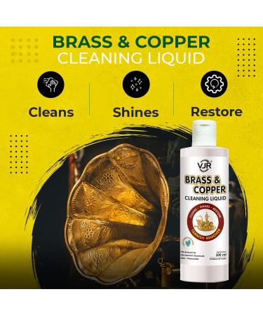 Brass & Copper Cleaning Gel - 300ml | Natural Safe Formula for Heavy Tarnish Removal - Buy Online on SooperMarket.com