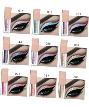 Healeved 2 Pcs Pearlescent Liquid Eye Shadow Metallic Eye Makeup Liquid - Buy Online on SooperMarket.com