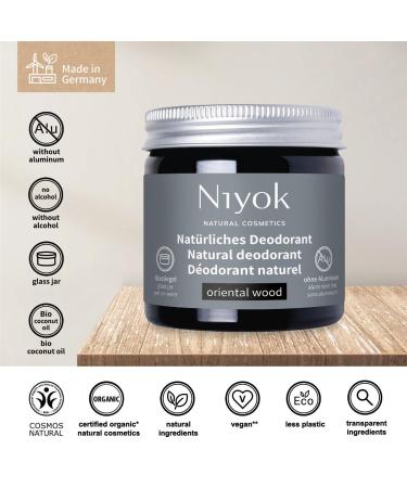 Buy Natural Cosmetics 2-in-1 Aluminum Free Deodorant & Antiperspirant - Oriental Wood Scent 40 ml | Eco-Friendly Long-Lasting Protection - Buy Online on SooperMarket.com