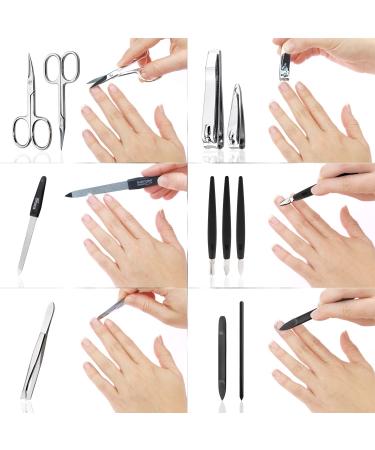 Solingen Manik r Set 12 Party | Premium Nail Set for Men & Women | Complete Manicure & Pedicure in Stylish Synthetic Leather Etui - Buy Online on SooperMarket.com