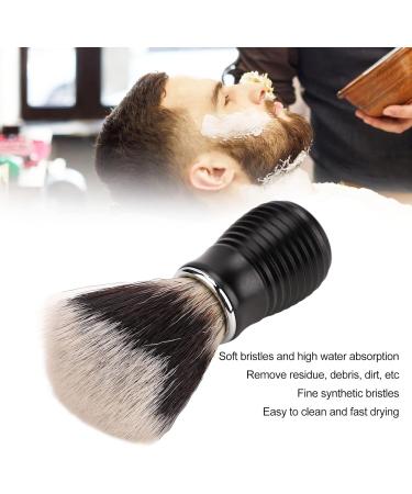 Premium Portable Shaving Brush for Men - Nylon Hair Beard Cleaning Aluminum Handle | Ideal for Home & Salon Use - Buy Online on SooperMarket.com