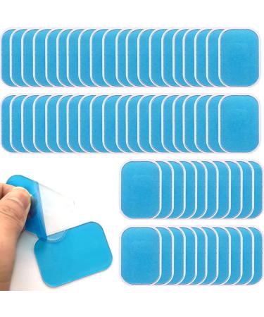 KSvaye 60 pieces ems gel pad replacement abdominal muscle trainer Gelpads ABS sixpack trainer hydrogel pads for EMS training device belly trainer electrical muscle stimulation (60x40mm)