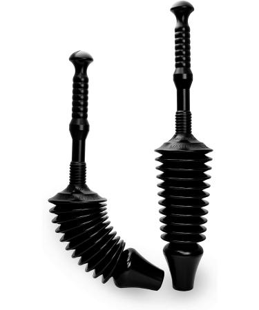 Master Plunger MP1600-TB 1.6 Gallon Low Flush Toilet Plunger with Funnel Nose Design and Tall Bucket - Black - Buy Online on SooperMarket.com