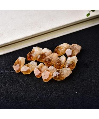 Natural Citrine Point Quartz Raw Rock Ore EnergyStone Ornaments Can for Home DIY Gift (Color : Citrine Size : 10PC) HOMEZHOU (Color : Citrine Size : 5PC) 5PC Citrine - Buy Online on SooperMarket.com