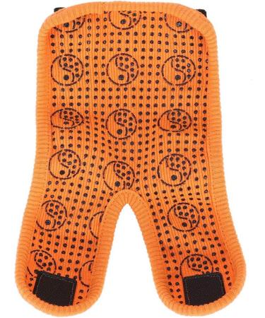 2Pcs Adjustable Dog Cat Leg Brace Elastic Warm Knee Pads for Surgery Wound Support and Stability for Injury Recovery Prevent Licking (Orange) - Buy Online on SooperMarket.com