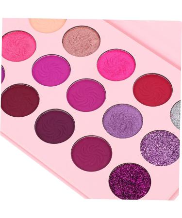 Mikinona 15 Colorful Eyeshadow Glitter Eyeshadow Woman Eyeshadow Compact Makeup Palette Purple - Buy Online on SooperMarket.com