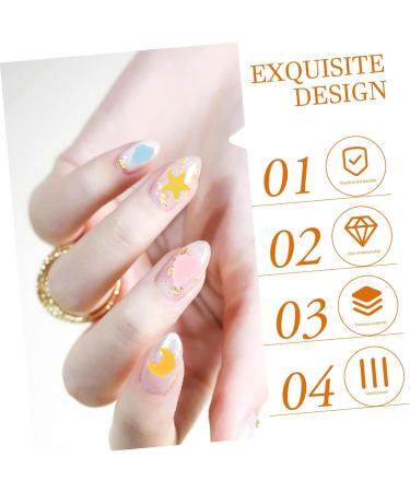 Healeved 3pcs 1 Nail Art Polymer Clay Nail Glitter Colorful Decor Resin Sprinkles Vase Filler Diy Polymer Clay Patch Craft Making Patch Moon Decor Diy Patch Star Crafts Cell Phone - Buy Online on SooperMarket.com
