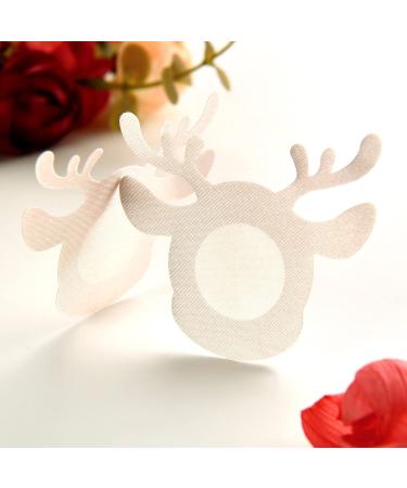 Clear Breast Lift Tape for A-DD Cup Large Breast | Invisible Push Up Tape | Sweatproof Body Tape for Breast Lift - Christmas Elk Nipple Covers Included - Buy Online on SooperMarket.com