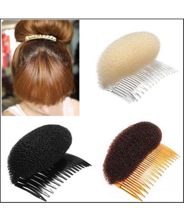 CareforYou 1PC Lady Girl Women BUMP IT UP Volume Inserts Do Beehive hair styler Insert Tool Hair Comb Hair beauty (Brown) - Buy Online on SooperMarket.com