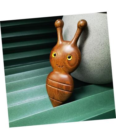 Beavorty Thin Bee Shaped Facial Massager Comb | Sandalwood Face Massager for Relaxation & Wrinkle Reduction | International Shipping Available - Buy Online on SooperMarket.com