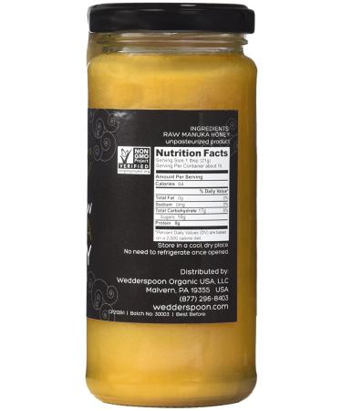 Wedderspoon 100% Raw Manuka Honey KFactor 16 - 11.5 oz | Pure Health Benefits - Buy Online on SooperMarket.com