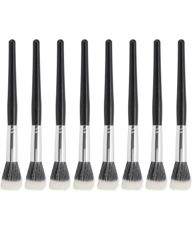 Stippling Brushes Soft Bristles Flat Top Ergonomic Handle 8 Piece Makeup Brush Set for Liquid Foundation - Buy Online on SooperMarket.com