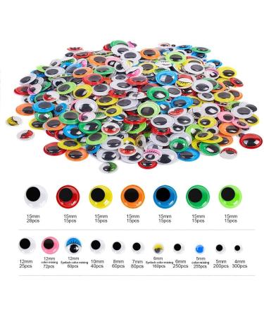1620pcs Googly Wiggle Eyes Self Adhesive - Multi Colors & Sizes for DIY Crafts | ZZYI - Buy Online on SooperMarket.com