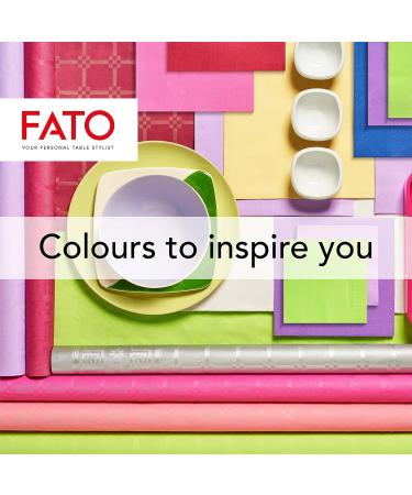 Fato Disposable Paper Napkins - 50 Pack 33x33cm Gray 2-Layer Perfect for Lunch & Buffets 100% Pure Cellulose FSC Certified - Buy Online on SooperMarket.com