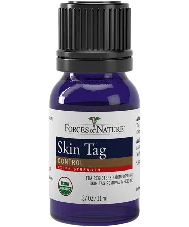 Natural Skin Tag Remover - Forces of Nature Extra Strength 11ml | Organic, Non-GMO, Safe & Pain-Free - Buy Online on SooperMarket.com