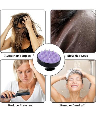 MAVGV Scalp Massager Shampoo Brush Loofah Set with Long Handle Back Brush and Bath Loofahs - Buy Online on SooperMarket.com