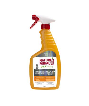 Nature's Miracle JFC Stain & Odor Remover Oxy - Clear 24oz (Trigger) For Cats 24oz (Trigger) For Cats Nature's Miracle JFC Stain & Odor Remover Oxy - 24oz Trigger