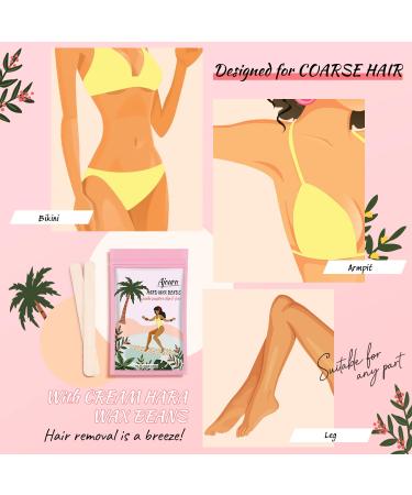 Ajoura Home Waxing Kit with Digital Warmer - 14oz Hard Wax Beads for Brazilian Bikini, Legs, Armpit, Face - Pre & After Wax Spray Included - Buy Online on SooperMarket.com