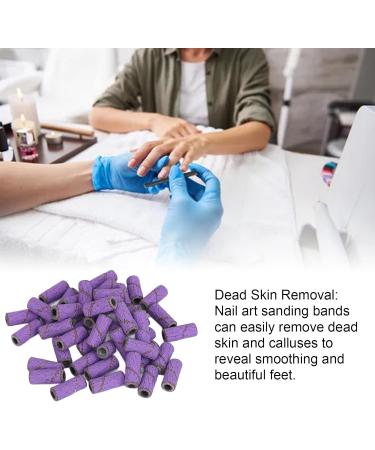 Nail Sanding Bands Smoothing Nail Art Sanding Bands with Storage Box for Manicure (Violet) - Buy Online on SooperMarket.com