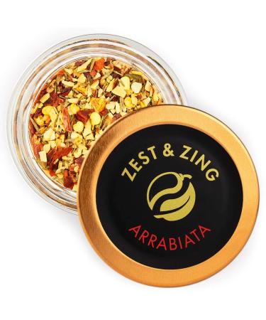 Arrabiata Pasta Blend 25 g - Premium Spice Blends by ZEST & ZING. Fresher Convenient Stackable Spice Jars. 4031