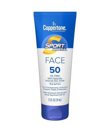 Coppertone SPORT Sunscreen Spray SPF 50 + Zinc Oxide Mineral Face Sunscreen SPF 50 Bundle - Water Resistant Protection Pack - Buy Online on SooperMarket.com