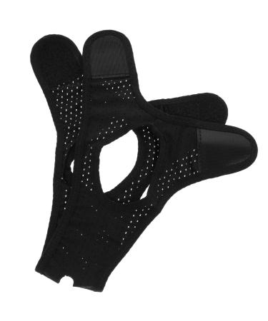 Snoring Solution Anti Snoring Chin Strap Adjustable Breathable Snore Reduction Chin Straps Stop Snoring Head Band Chin Strap Anti-Dry Mouth Sleep Aids for Men Women Black