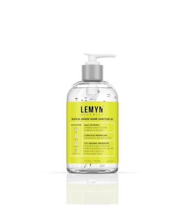 Lemyn Organics Medical Grade Hand Sanitizer Gel - 97% Organic - 12 fl. oz. (Pack of 12) - Buy Online on SooperMarket.com