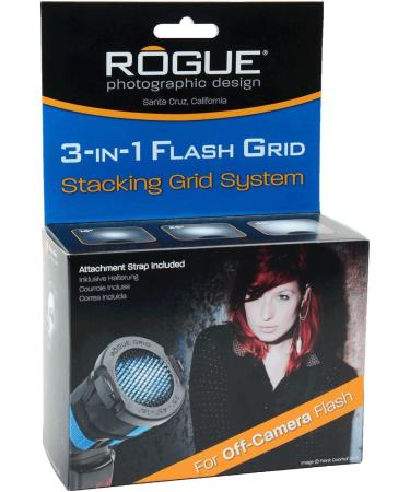 Rogue 3-in-1 Flash Grid System with 3-Gel Set Black | Versatile Lighting Modifier - Buy Online on SooperMarket.com