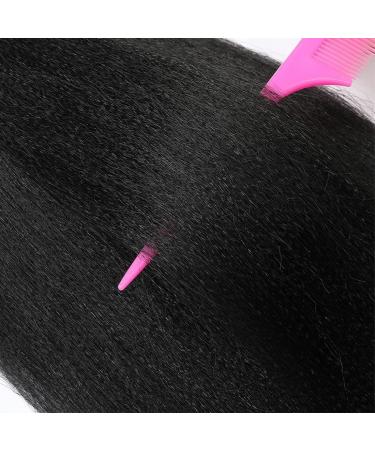 Xusuperb 16 Pre-Stretched Braiding Hair - 1B Black Soft Knotless Yaki-Textured Extensions (6 Pack) for Easy Braids - International Shipping Available - Buy Online on SooperMarket.com
