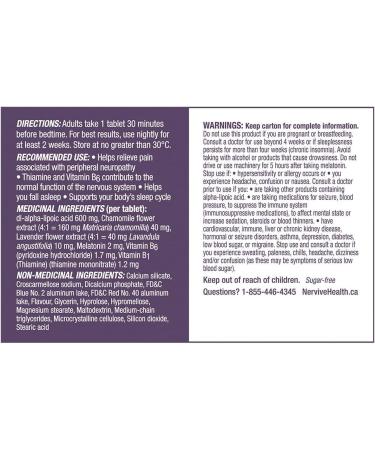 Nervive Nerve Relief Helps Relieve Pain associated with Peripheral Neuropathy & Nerve Relief PM Helps Relieve Pain associated with Peripheral Neuropathy Nerve Relief + Nerve Relief PM - Buy Online on SooperMarket.com