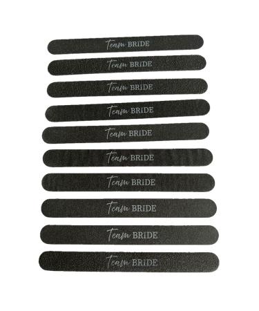 10 x Team Bride Nail Files Hen Party Favour Gifts Double Sided Emery Board by TRIXES
