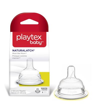 Playtex Baby NaturaLatch Nipple - Slow Flow - 2 ct