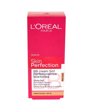 L'Oreal Revitalift Skin Perfection BB Cream SPF25 - 50ml Medium Clear (Medio Chiara) | International Shipping Available - Buy Online on SooperMarket.com