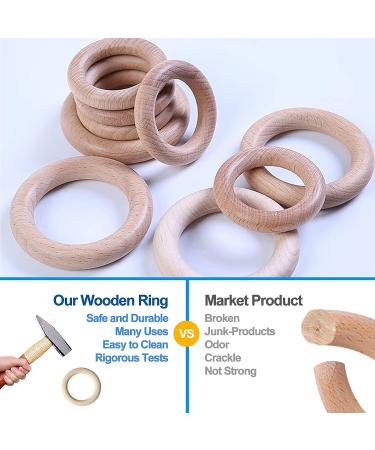 Arudyo Silicone Rudder Teether with Wooden Ring for Babies - BPA Free, Soothing Teething Toy (Khaki) - Buy Online on SooperMarket.com