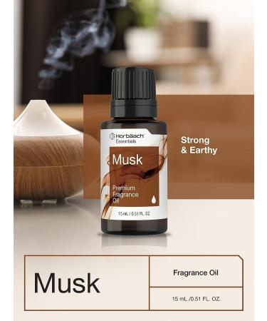 Horbaach Musk Fragrance Oil 0.51 fl oz - Premium Grade for Diffusers, Candles, Soap Making - DIY Projects & More - Buy Online on SooperMarket.com