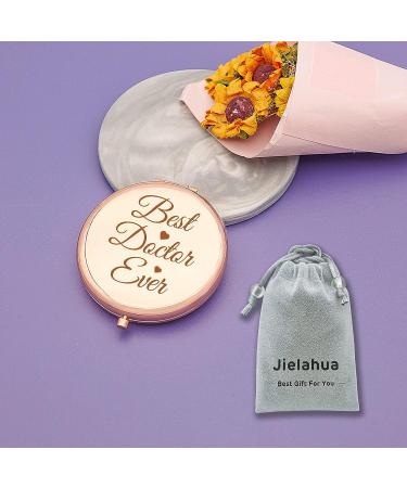 Jielahua Rose Gold Compact Mirror - Doctor Appreciation & Graduation Gift - Buy Online on SooperMarket.com