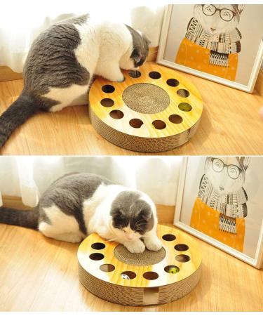 Sturdy Scratching Cat Toy with Jingly Balls - Suitable for Cats of All Ages - Buy Online on SooperMarket.com