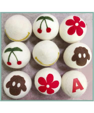 Wool Drying Balls - 6 Pcs Felt Ball Dryer for Static Removal & Apparel Care - Eco-Friendly Laundry Solution - Buy Online on SooperMarket.com