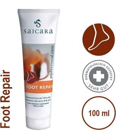 Saicara Foot Repair Cream 100ml | Intensive Urea & Horse Chestnut for Dry Cracked Skin Treatment - Buy Online on SooperMarket.com
