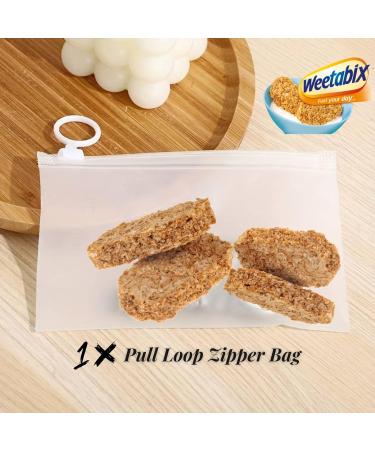 Protein Cereal Bundle with Weetabix Mini Protein Wheat Biscuits Crunch 24pk (Pack of 2) and 1 x Wishesla Portable Zipp Bag for Convenience Storage - Buy Online on SooperMarket.com
