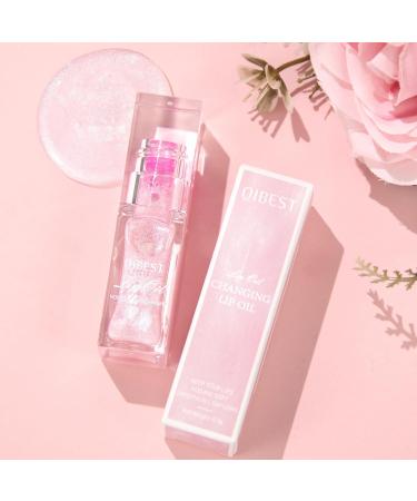 Color Changing Lip Oil & Pink Shimmer Lipstick | Hydrating Tinted Gloss for Dry Lips | Plumping Glitter Lip Balm - Buy Online on SooperMarket.com