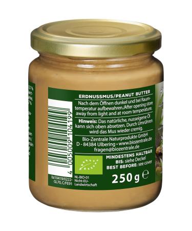 Biozentral Peanut Muscle Crunchy - Vegan Gluten-Free Protein | 3x250g Natural Peanut Butter | No Palm Oil Perfect for Smoothies & Spreads - Buy Online on SooperMarket.com