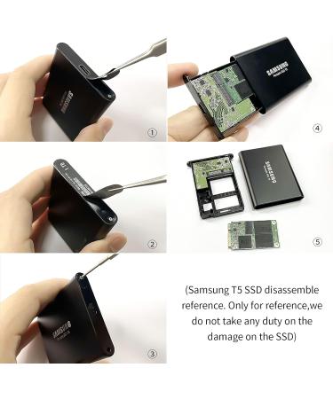 Andycine Magnalium Case for mSATA SSD | Compatible with Atomos Ninja V, V+, Flame, Inferno, Shogun Inferno | Includes mSATA to SATA Adapter - Buy Online on SooperMarket.com
