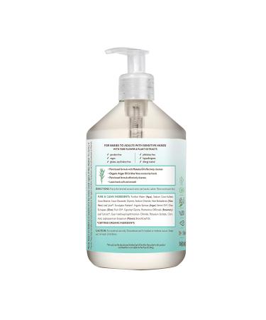 Babo Botanicals Eucalyptus Remedy Hand Soap - Manuka Oil, Organic Argan Oil & Aloe - Gentle for Babies, Kids & Sensitive Skin - Vegan & Hypoallergenic - 17.6 fl. oz - Buy Online on SooperMarket.com