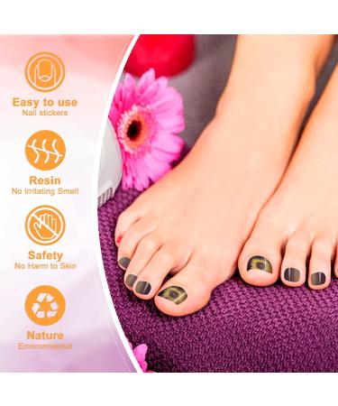 Self-Adhesive Toenail Polish Stickers - Color 03 | Nail Art Wraps & Decals for Manicure - Buy Online on SooperMarket.com