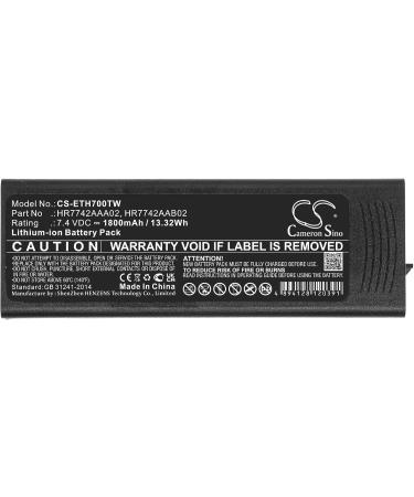 7.4V High-Performance Replacement Battery for EADS P3G TPH700 - HR7742AAA02 HR7742AAB02 | 1800mAh International Shipping Available - Buy Online on SooperMarket.com